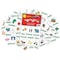 Barker Creek Learning Magnets - 90 PCS Nouns 3005 - alternate 1